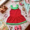 STRAWBERRY kjole (Oppskrift)