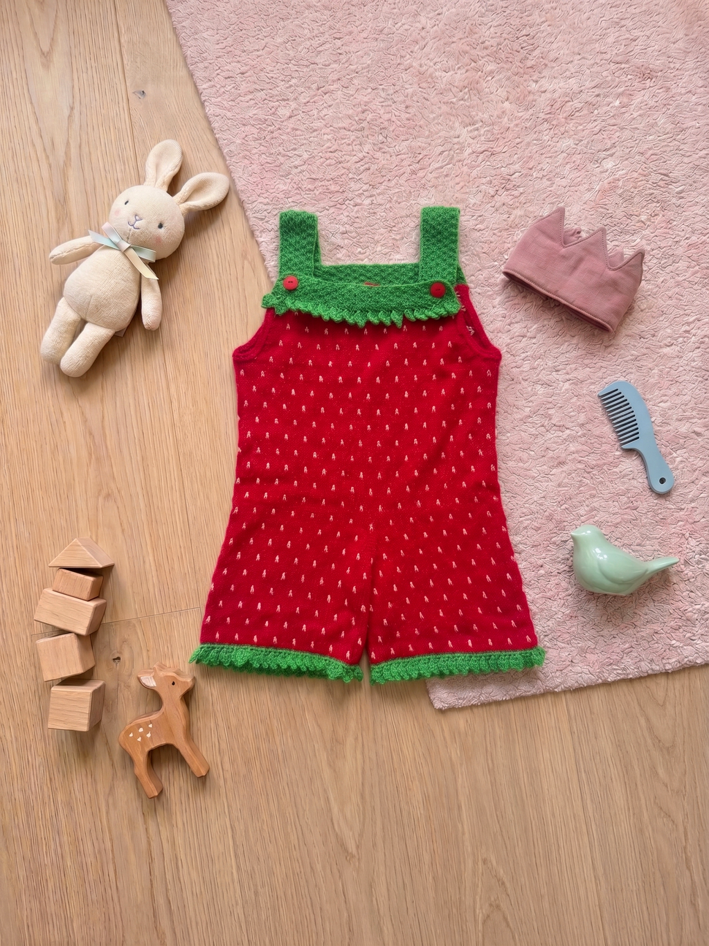 STRAWBERRY kort bukse (Oppskrift)