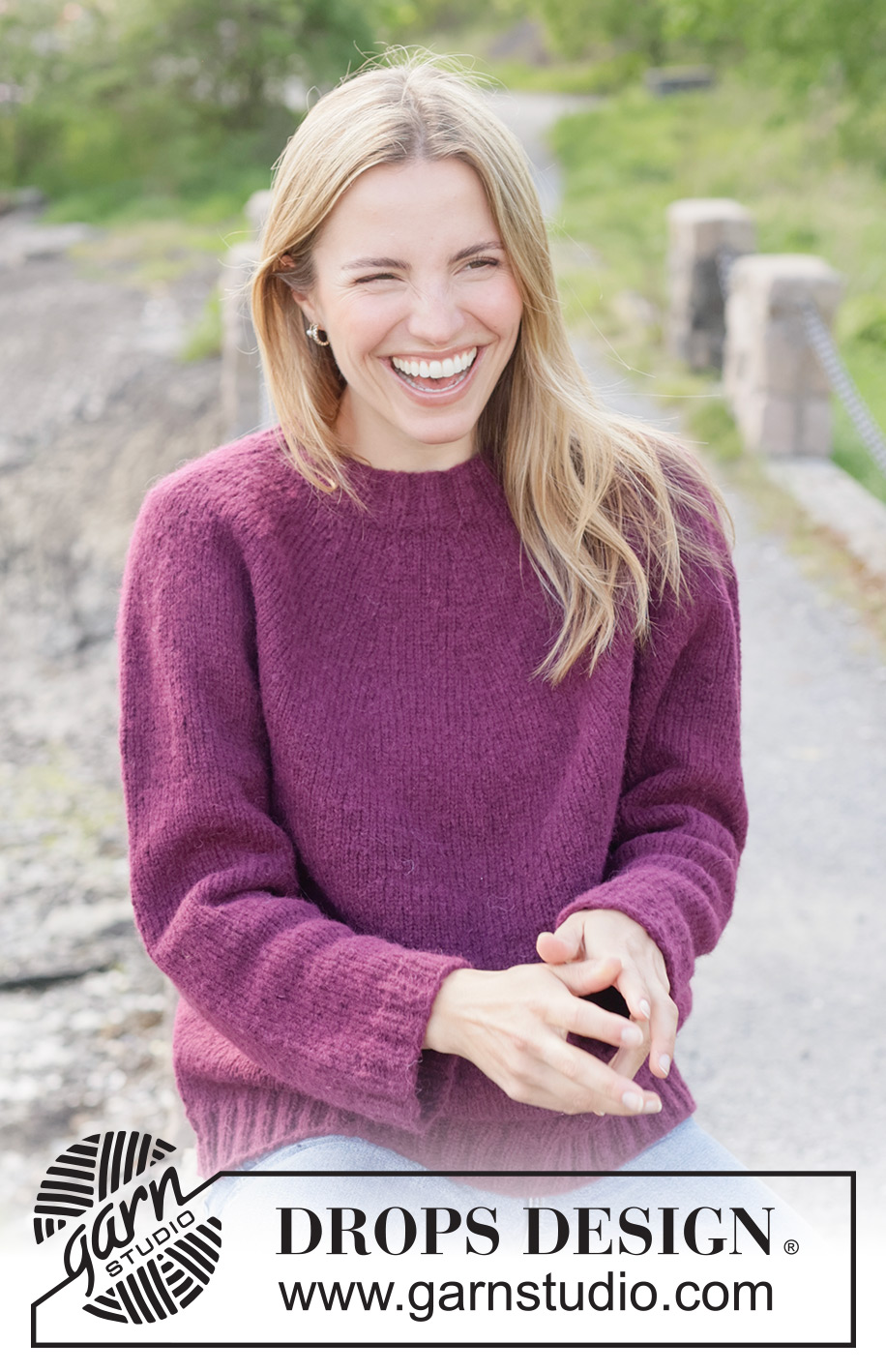 Purple Dahlia Sweater