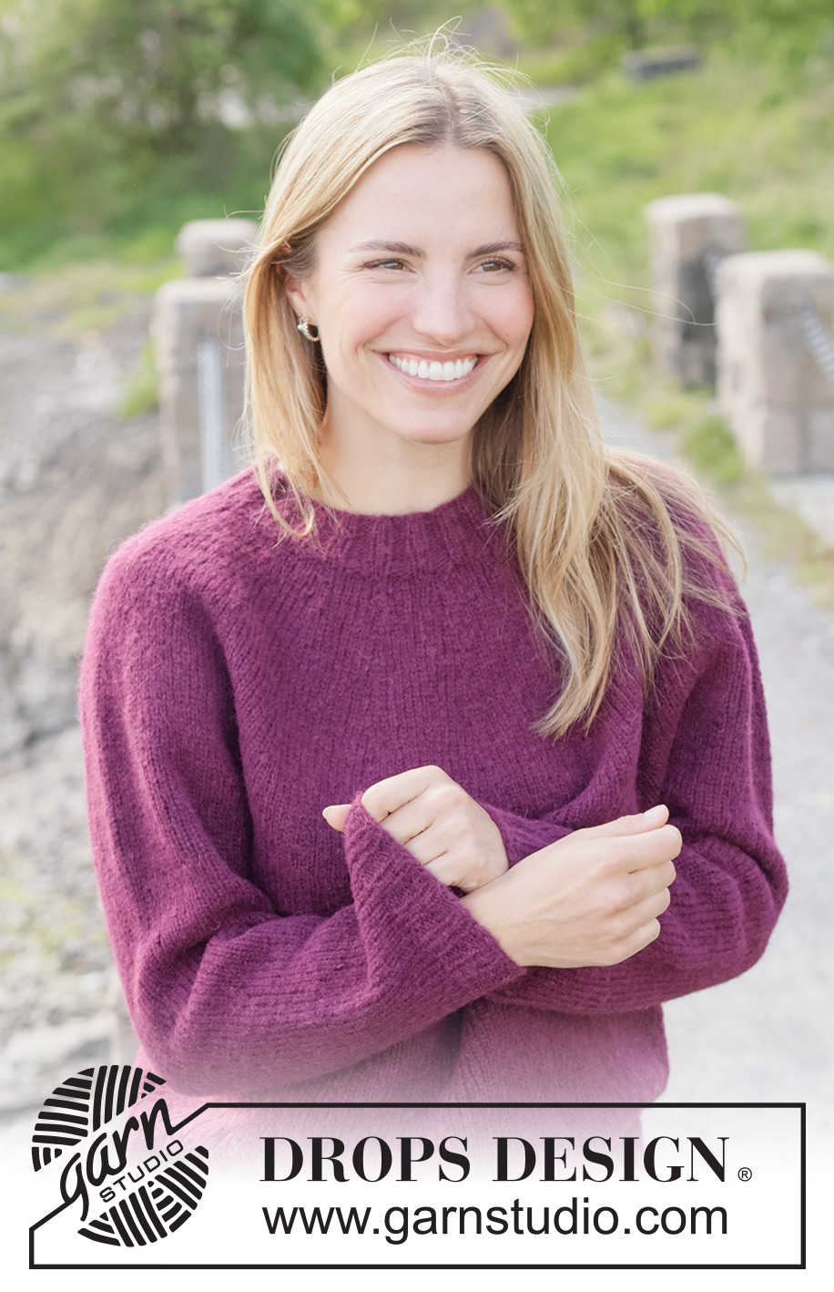 Purple Dahlia Sweater - Bilde 2