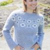 Blue Bloom Sweater