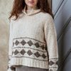 Sweater i mønsterstrikk