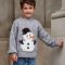 Snømann med intarsia i Bodil 2–10 år (Oppskrift)