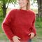 Carmine Moon Sweater (Oppskrift)