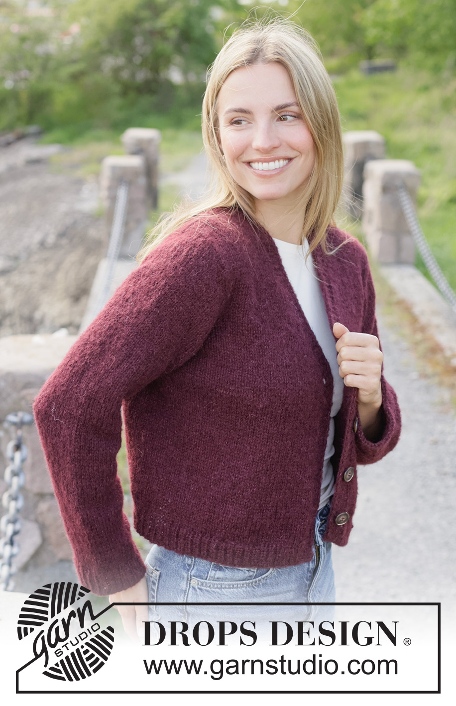 Cranberry Season Cardigan (Oppskrift) - Bilde 3