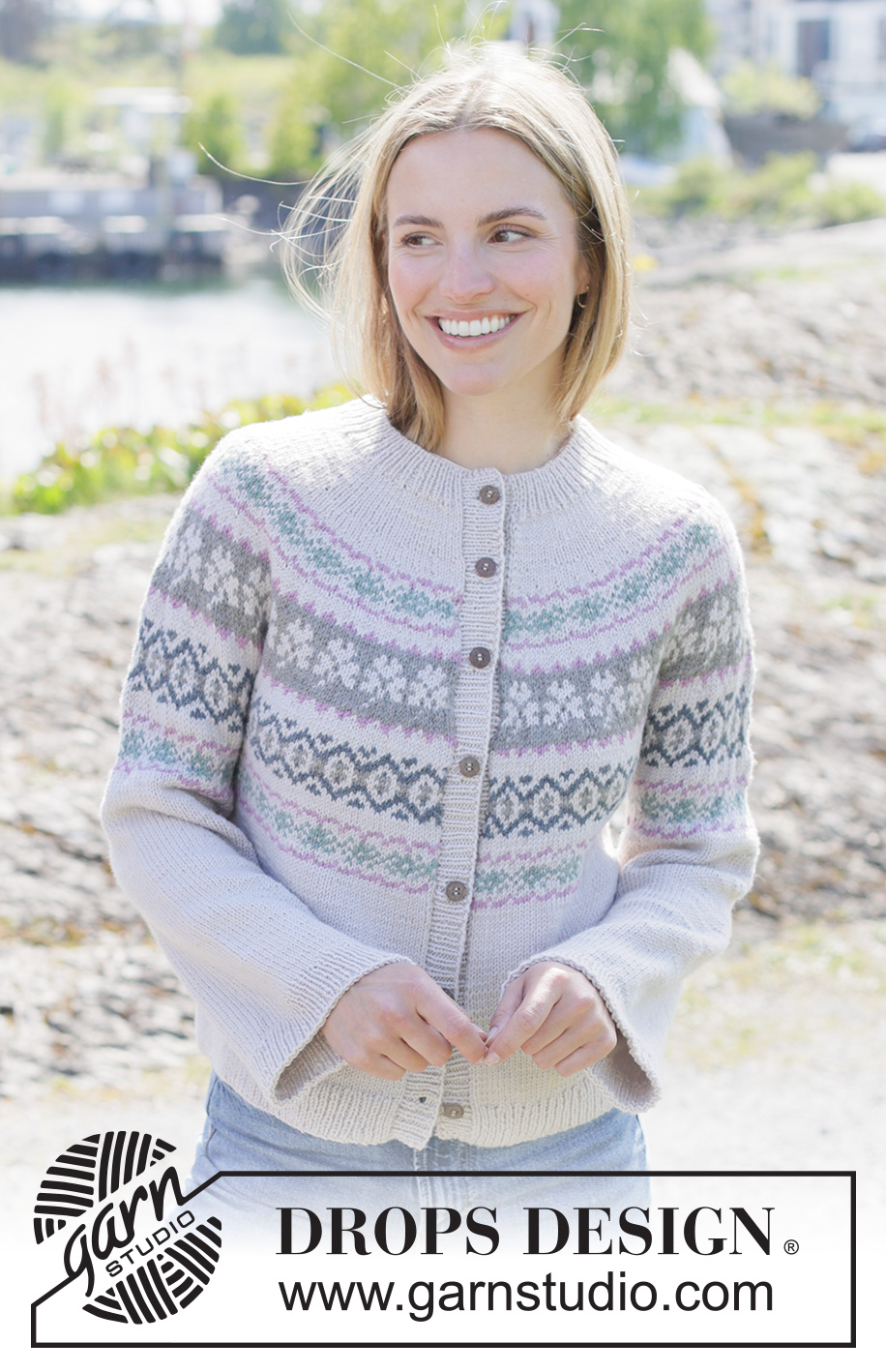 Northern Mosaic Cardigan (Oppskrift) - Bilde 3