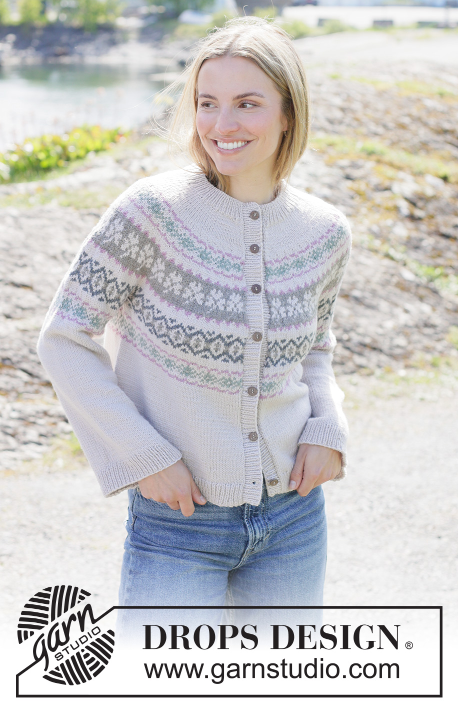 Northern Mosaic Cardigan (Oppskrift) - Bilde 4