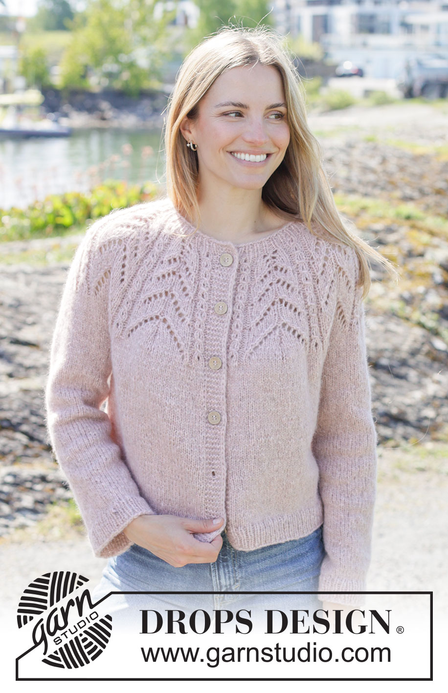 Pink Dove Cardigan (Oppskrift)