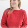 Red Autumn Sweater (Oppskrift)