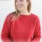 Red Autumn Sweater (Oppskrift)
