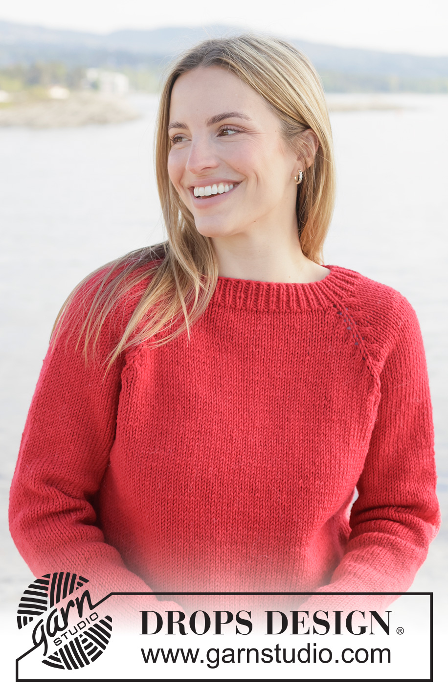 Red Autumn Sweater (Oppskrift)
