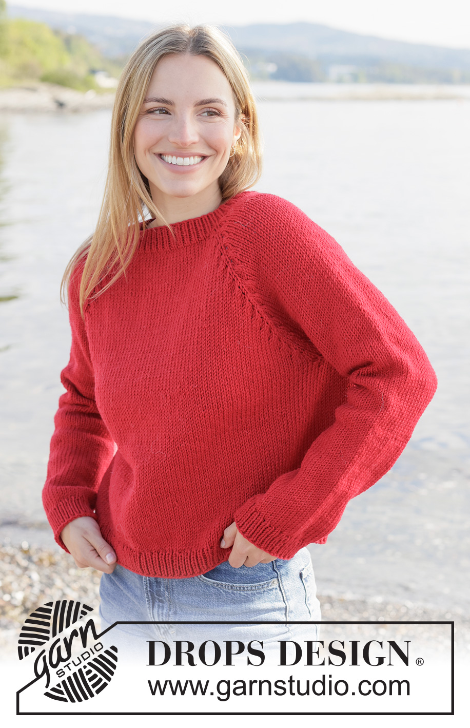 Red Autumn Sweater (Oppskrift) - Bilde 3