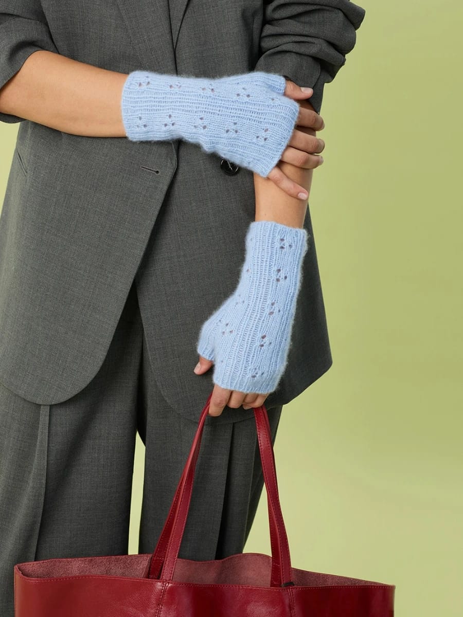Miu Pointelle Mittens (Fingerless edition) (Oppskrift) - Bilde 2