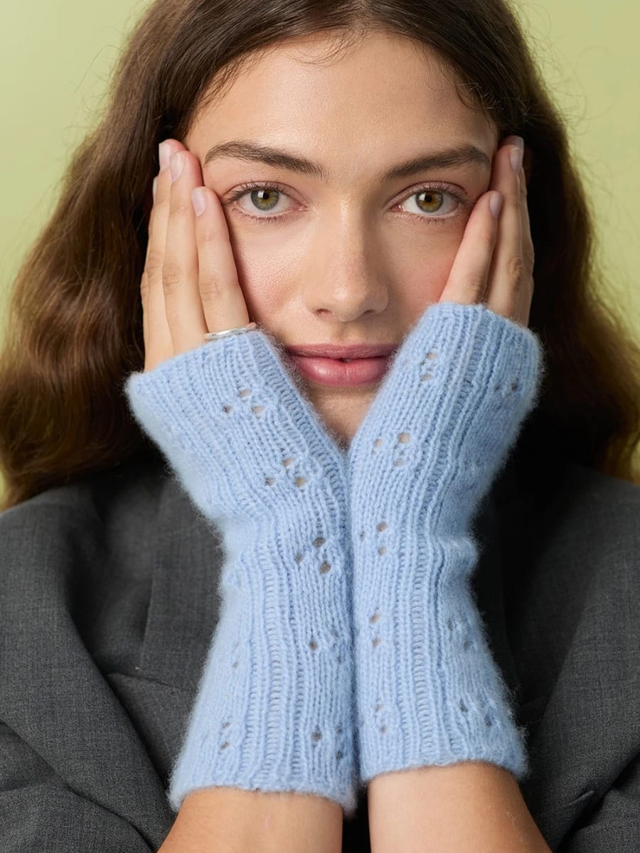 Miu Pointelle Mittens (Fingerless edition) (Oppskrift) - Bilde 3