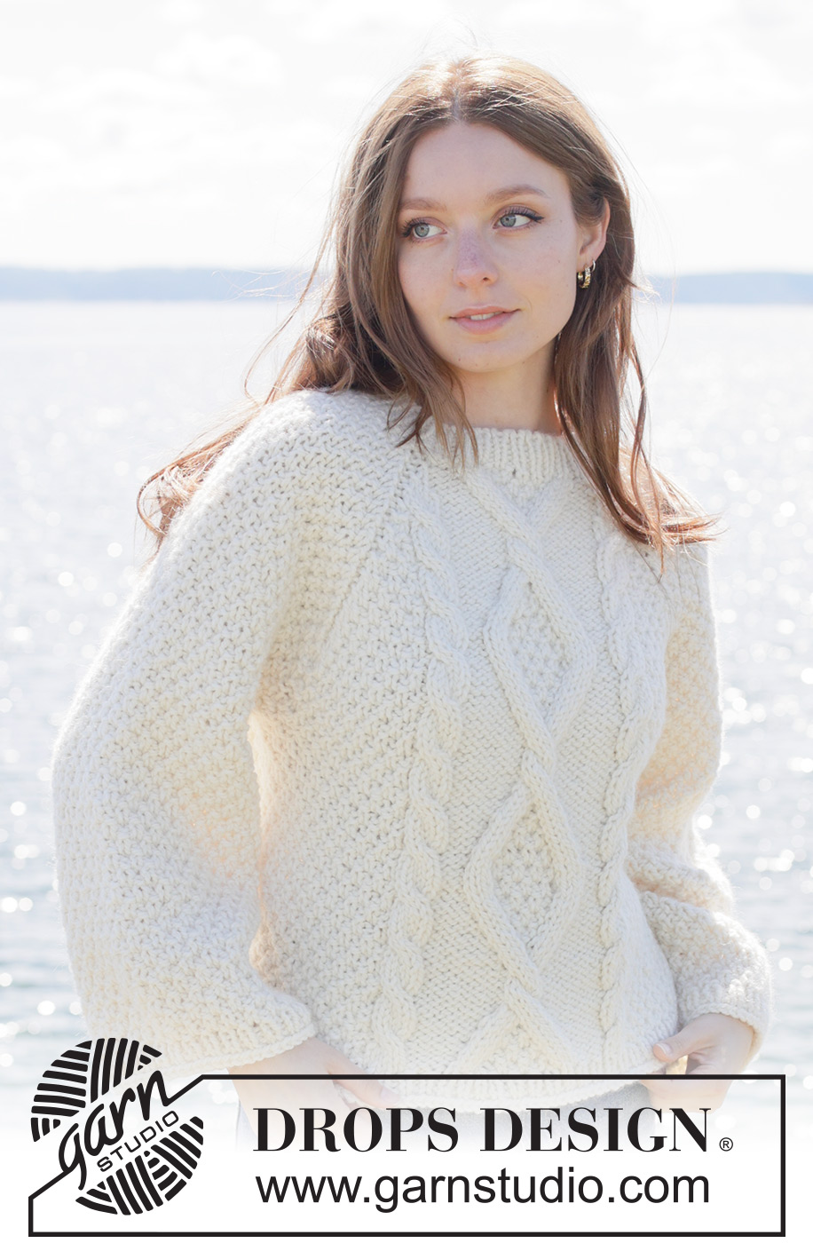 Snow Cables Sweater (Oppskrift)