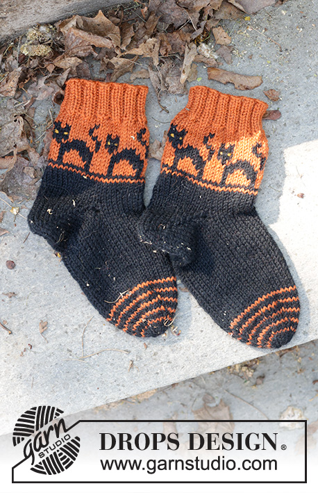 Spooky Sunset Socks (Oppskrift) - Bilde 3