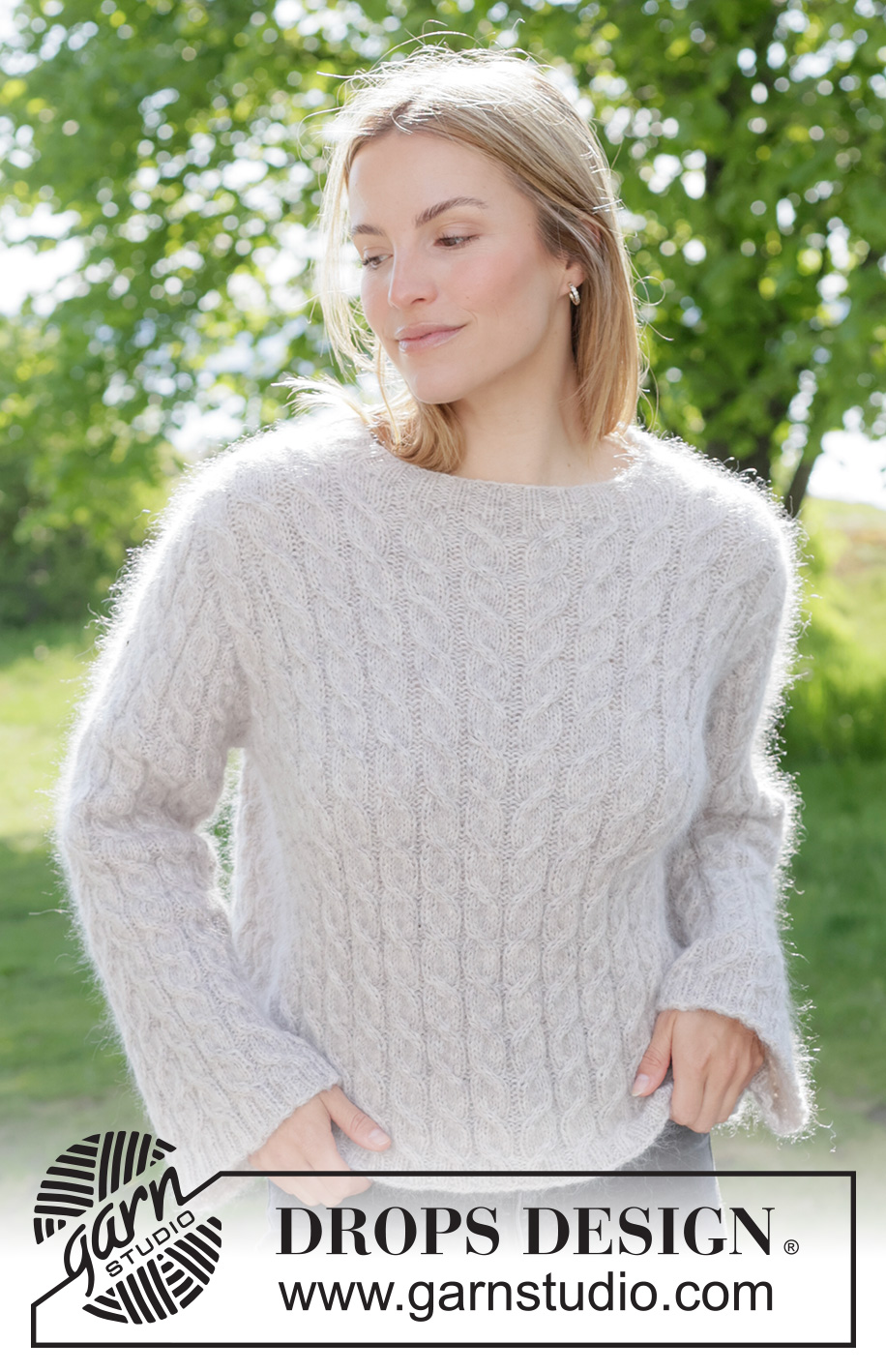 Swirling Winter Sweater (Oppskrift)