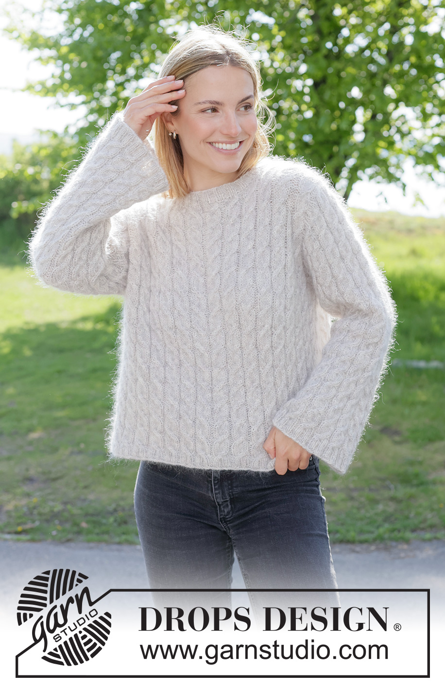 Swirling Winter Sweater (Oppskrift) - Bilde 2