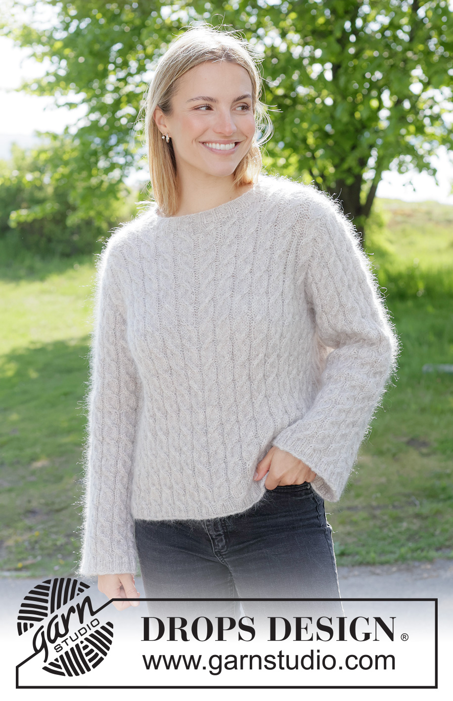 Swirling Winter Sweater (Oppskrift) - Bilde 4