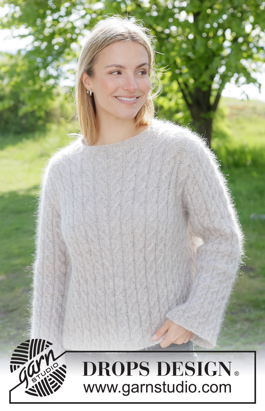 Swirling Winter Sweater (Oppskrift) - Bilde 5
