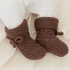 Chocolate Button Booties