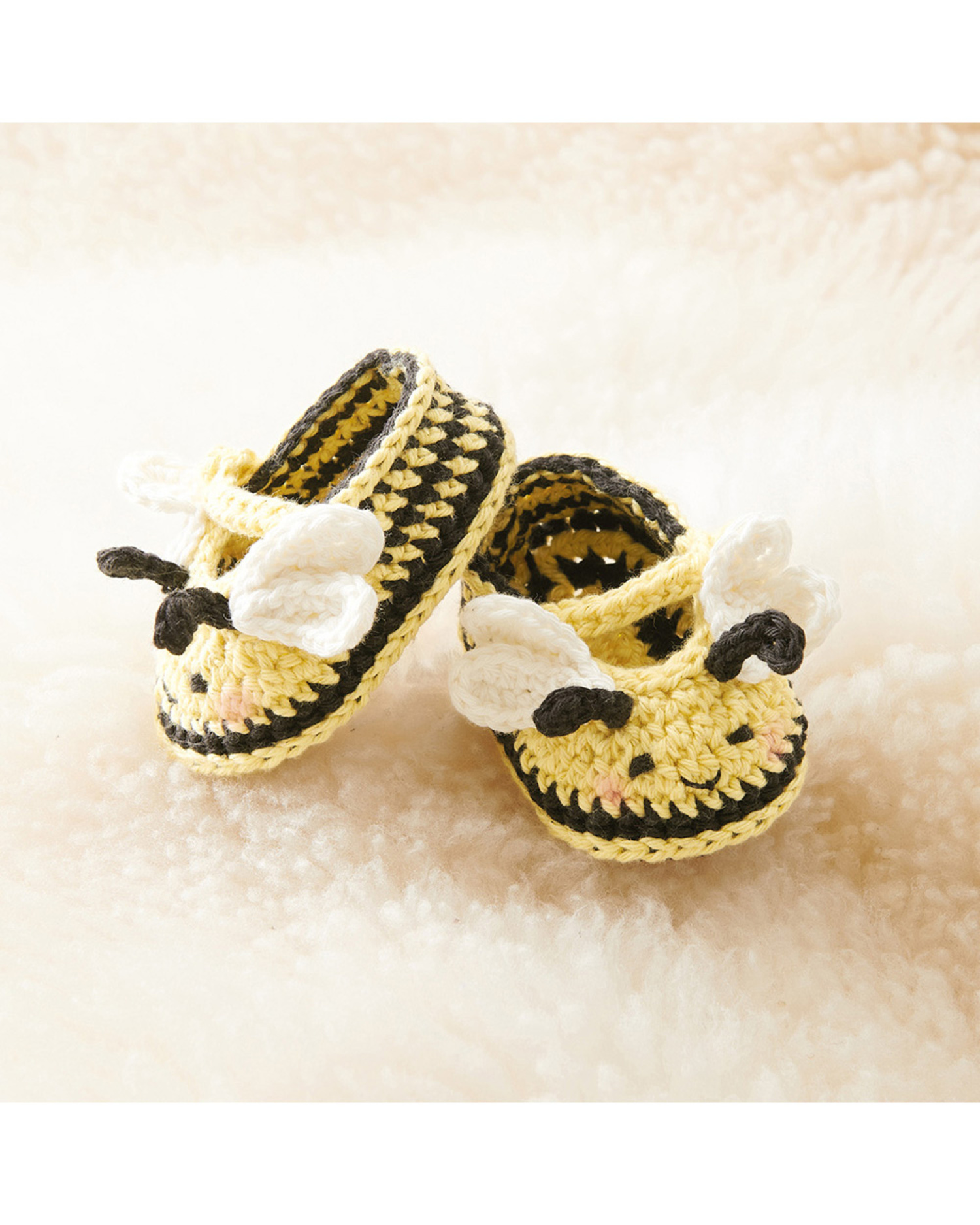 Ricorumi Crochet Kit "Baby Booties" Bee - Bilde 5