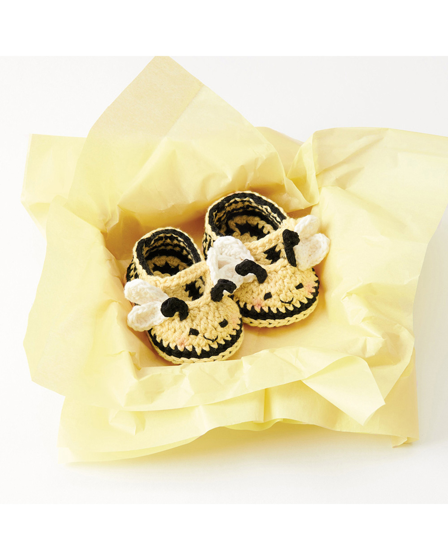 Ricorumi Crochet Kit "Baby Booties" Bee - Bilde 6