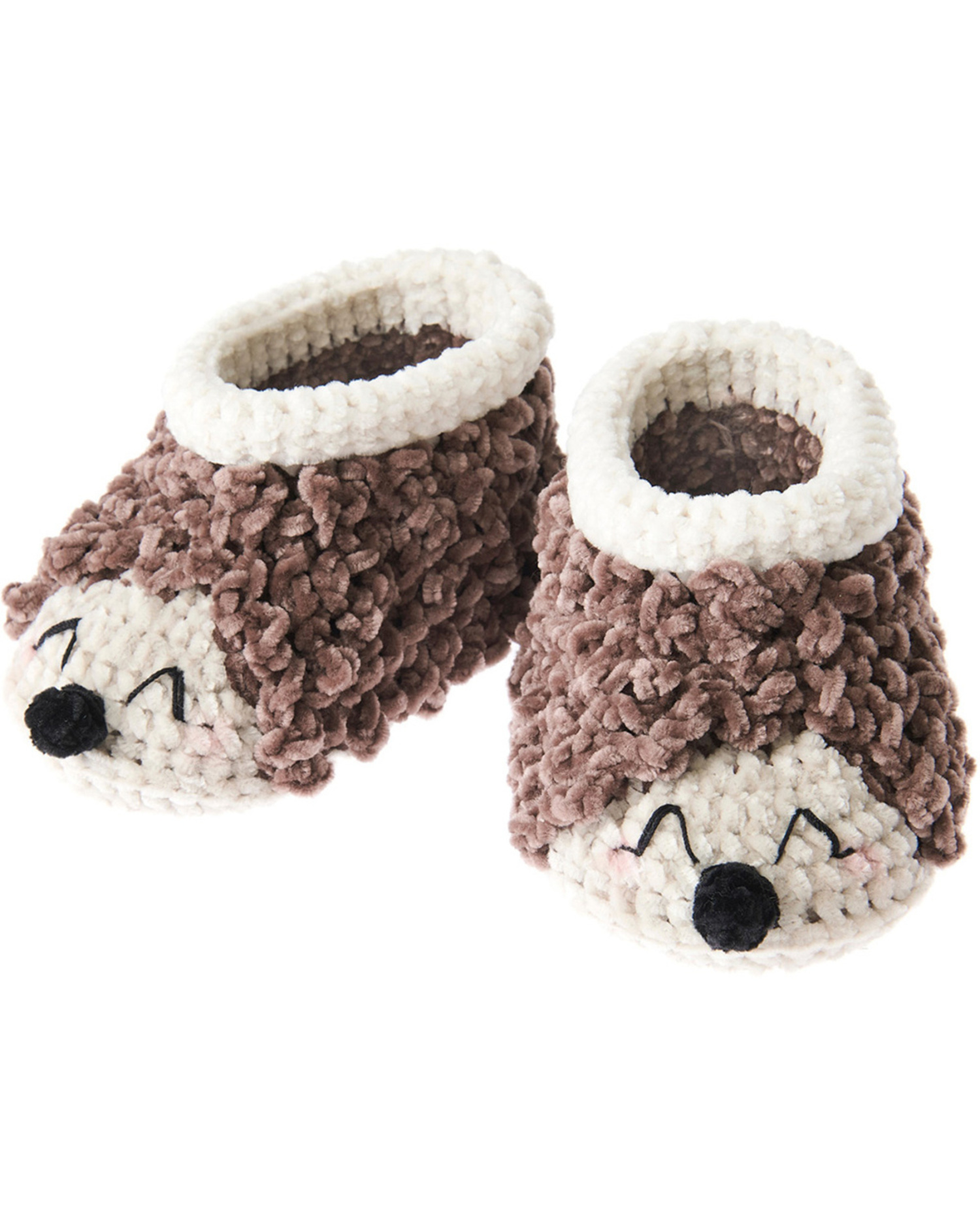 Ricorumi Crochet Kit "Baby Booties" Hedgehog