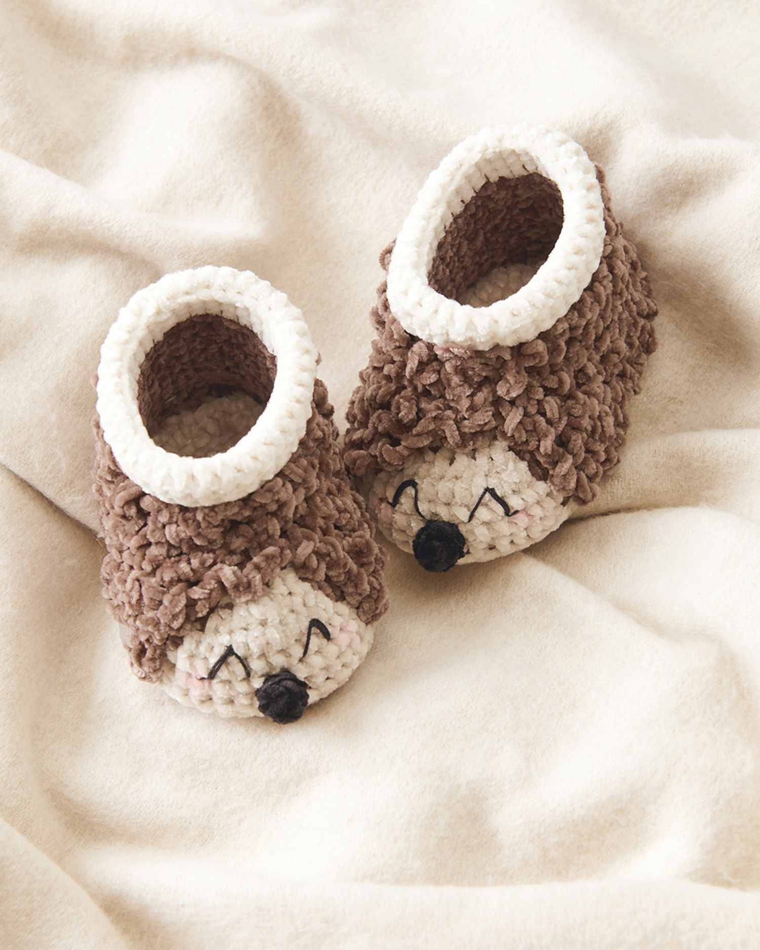 Ricorumi Crochet Kit "Baby Booties" Hedgehog - Bilde 3