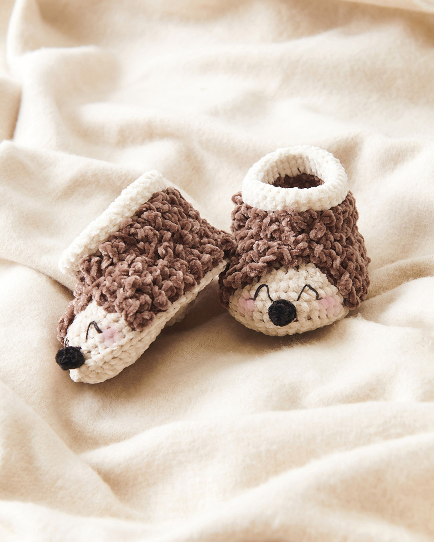 Ricorumi Crochet Kit "Baby Booties" Hedgehog - Bilde 4