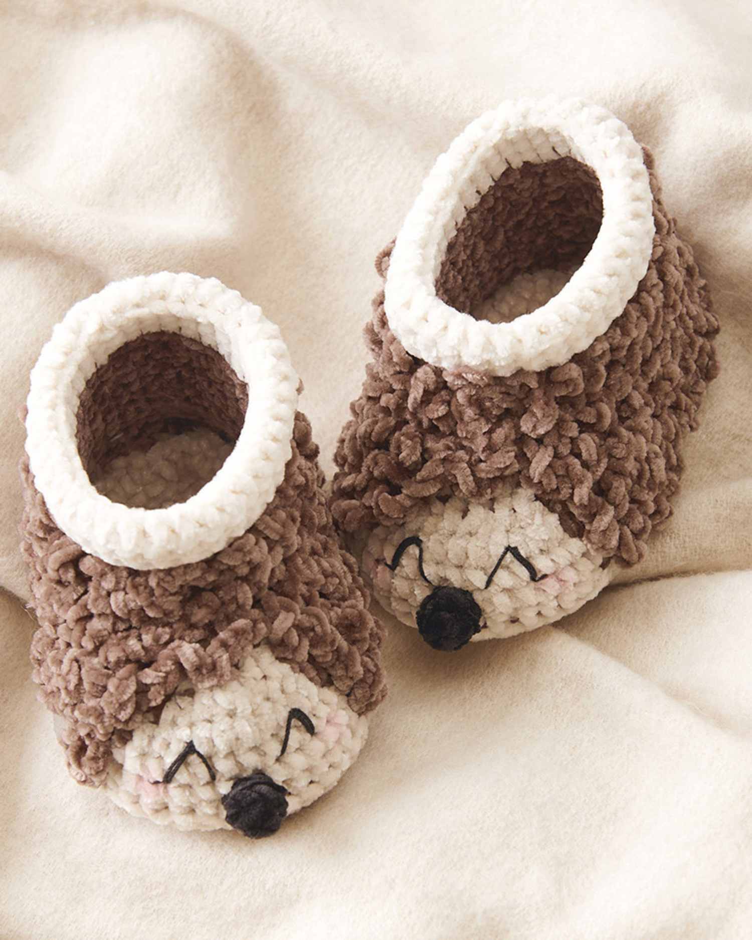 Ricorumi Crochet Kit "Baby Booties" Hedgehog - Bilde 5