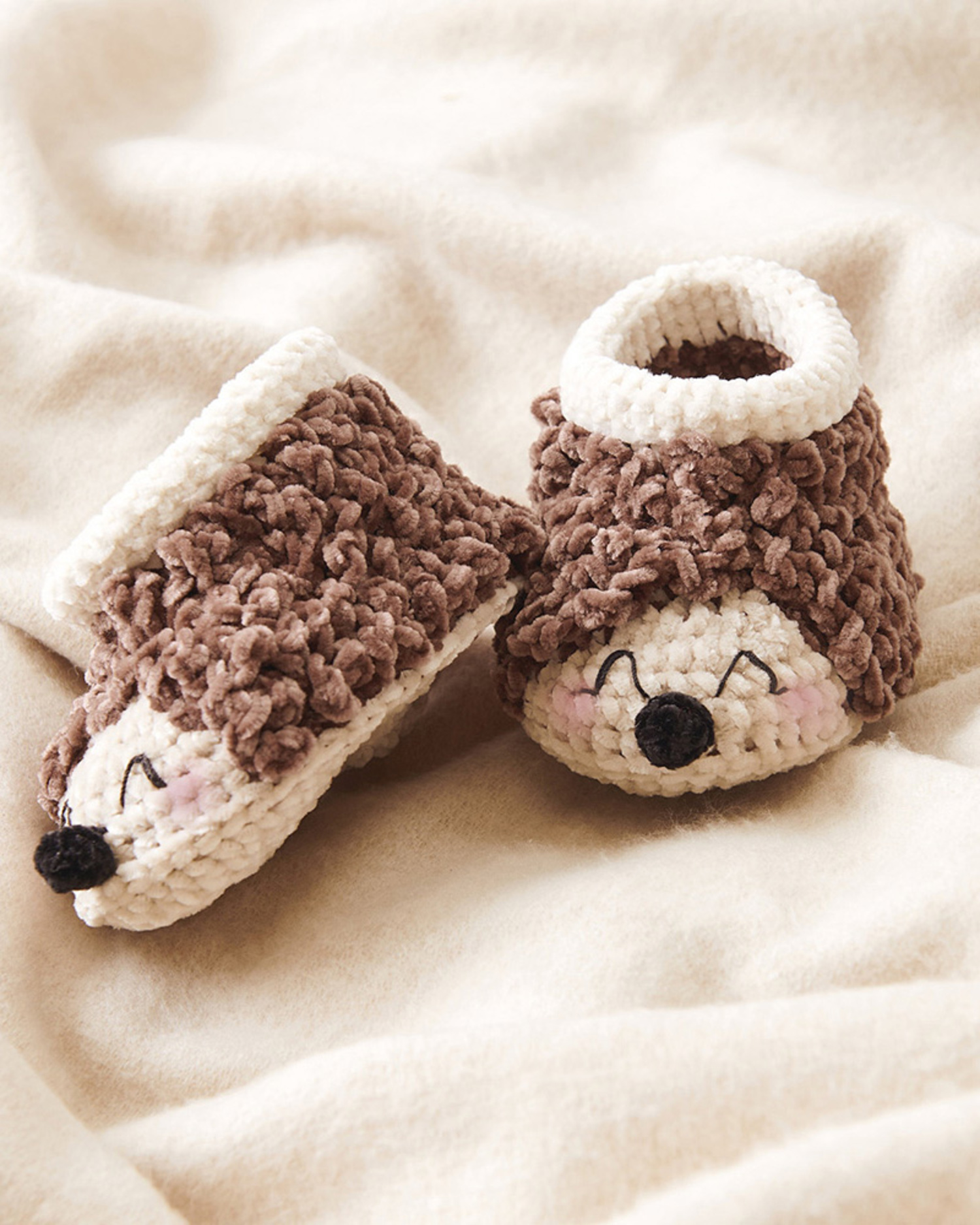 Ricorumi Crochet Kit "Baby Booties" Hedgehog - Bilde 6