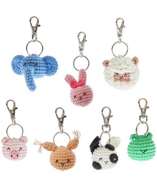 Ricorumi Crochet Kit "Keyring Pendants Chingu" - Animals