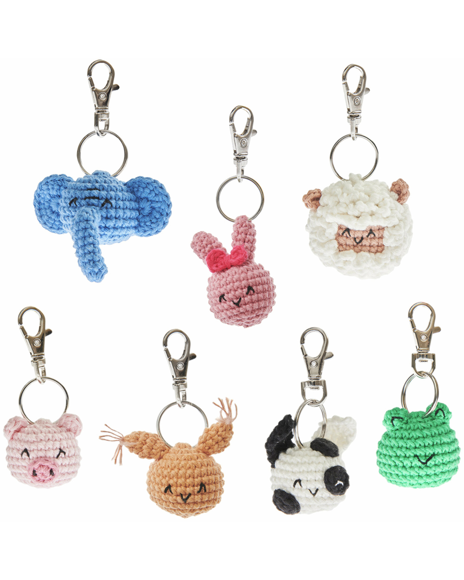 Ricorumi Crochet Kit "Keyring Pendants Chingu" - Animals