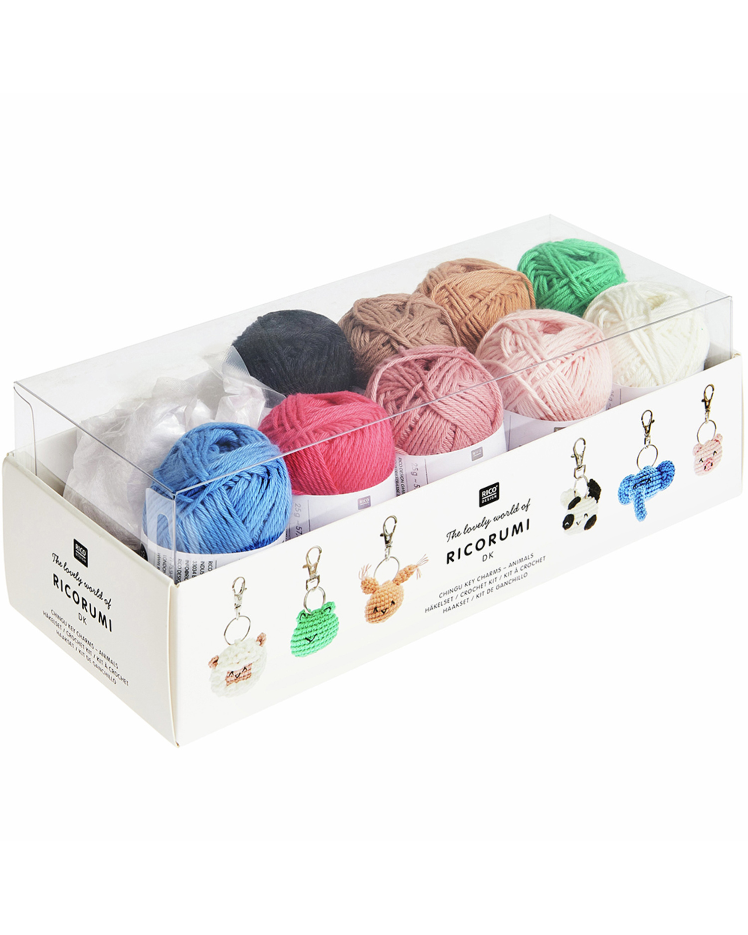 Ricorumi Crochet Kit "Keyring Pendants Chingu" - Animals - Bilde 2